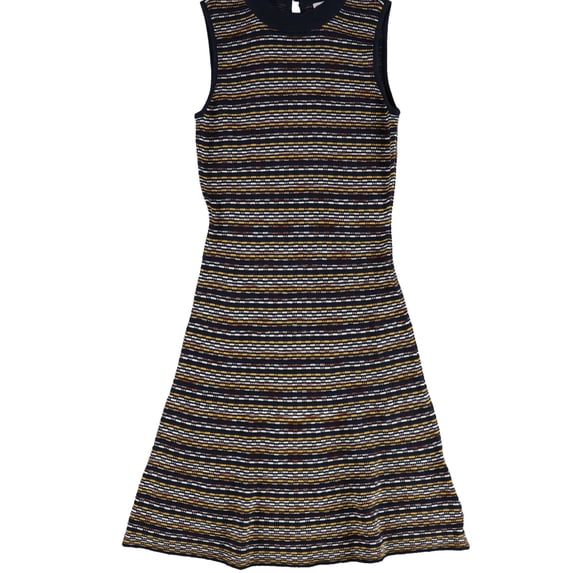 bar III Womens Printed Mock-Neck Sweater Dress, Blue, XX-Small