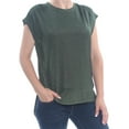 thumbnail image 1 of bar III Womens Ribbed Trim Pullover Sweater, Green, Small, 1 of 2