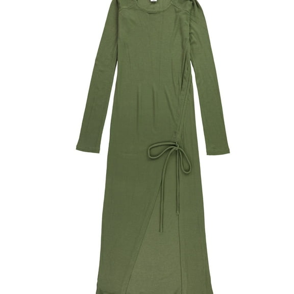 bar III Womens Ruched Tunic Blouse, Green, Small