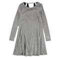 thumbnail image 1 of bar III Womens Silver Metallic Shift Dress, Metallic, Medium, 1 of 2