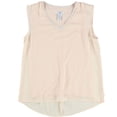 thumbnail image 1 of bar III Womens Solid Vest Blouse, Pink, X-Small, 1 of 2