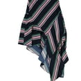 thumbnail image 1 of bar III Womens Striped Asymmetrical Skirt, Multicoloured, 8, 1 of 2