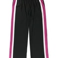thumbnail image 1 of bar III Womens Striped Casual Sweatpants, Black, X-Small, 1 of 2