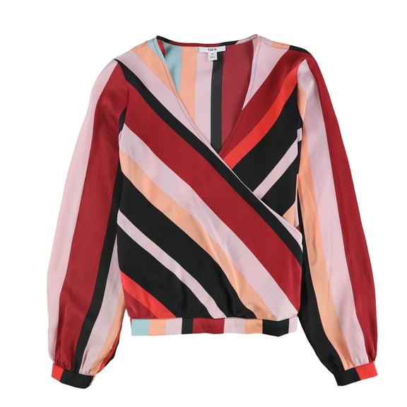 bar III Womens Striped Pullover Blouse, Multicoloured, X-Small