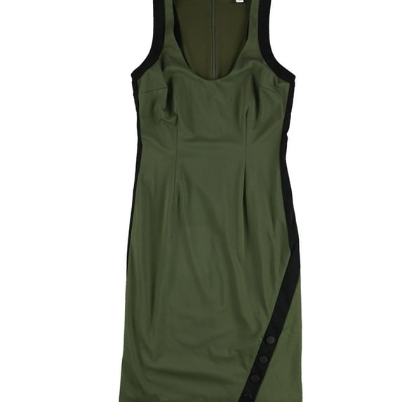 bar III Womens Swirl Bodycon Dress, Green, X-Large