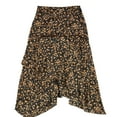 thumbnail image 1 of bar III Womens Tiered Maxi Skirt, Black, 10, 1 of 2