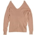thumbnail image 1 of bar III Womens Twist Back Pullover Sweater, Pink, X-Large, 1 of 1