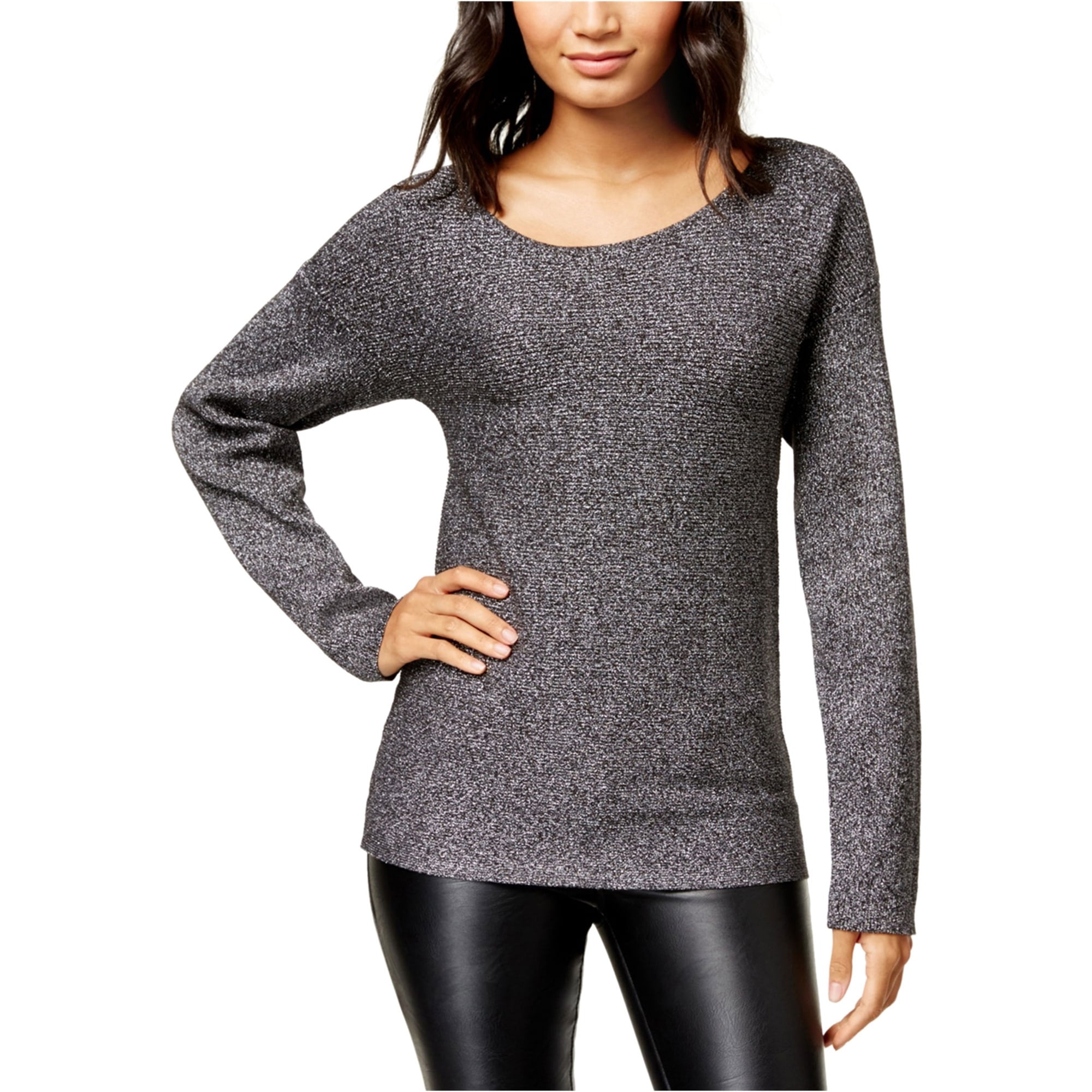 Twisted open back sweater top