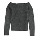 thumbnail image 1 of bar III Womens Twisted Open-Back Knit Sweater, Metallic, Small, 1 of 2