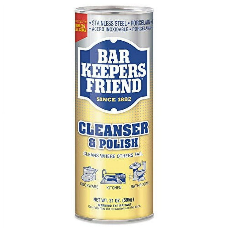 Bar Keepers Friend Powder Cleanser 21 oz - Multipurpose Cleaner 