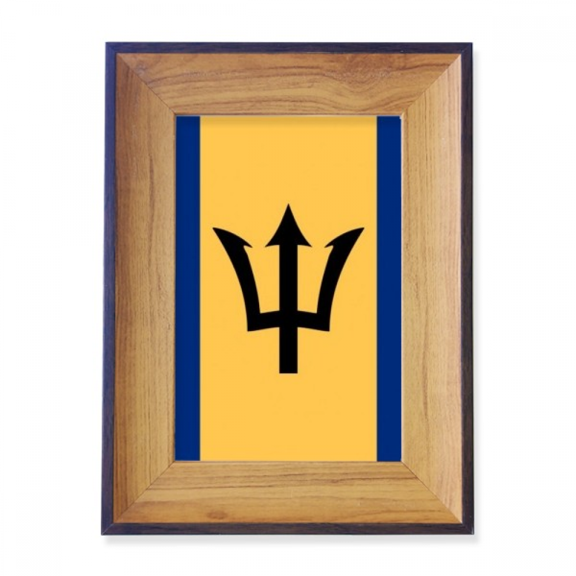 barbados national flag north amecountry photo frame exhibition display art desktop painting