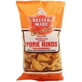 barbecue flavored pork rinds, chicharrones, 4oz. bag