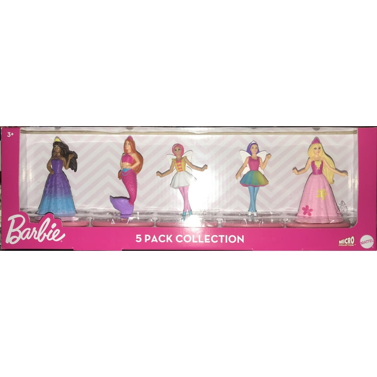 barbie 5 pack collection Dreamtopia Rainbow Mermaid Fairy Candy Princess Starlight Fairy Flower N Flutter Princess