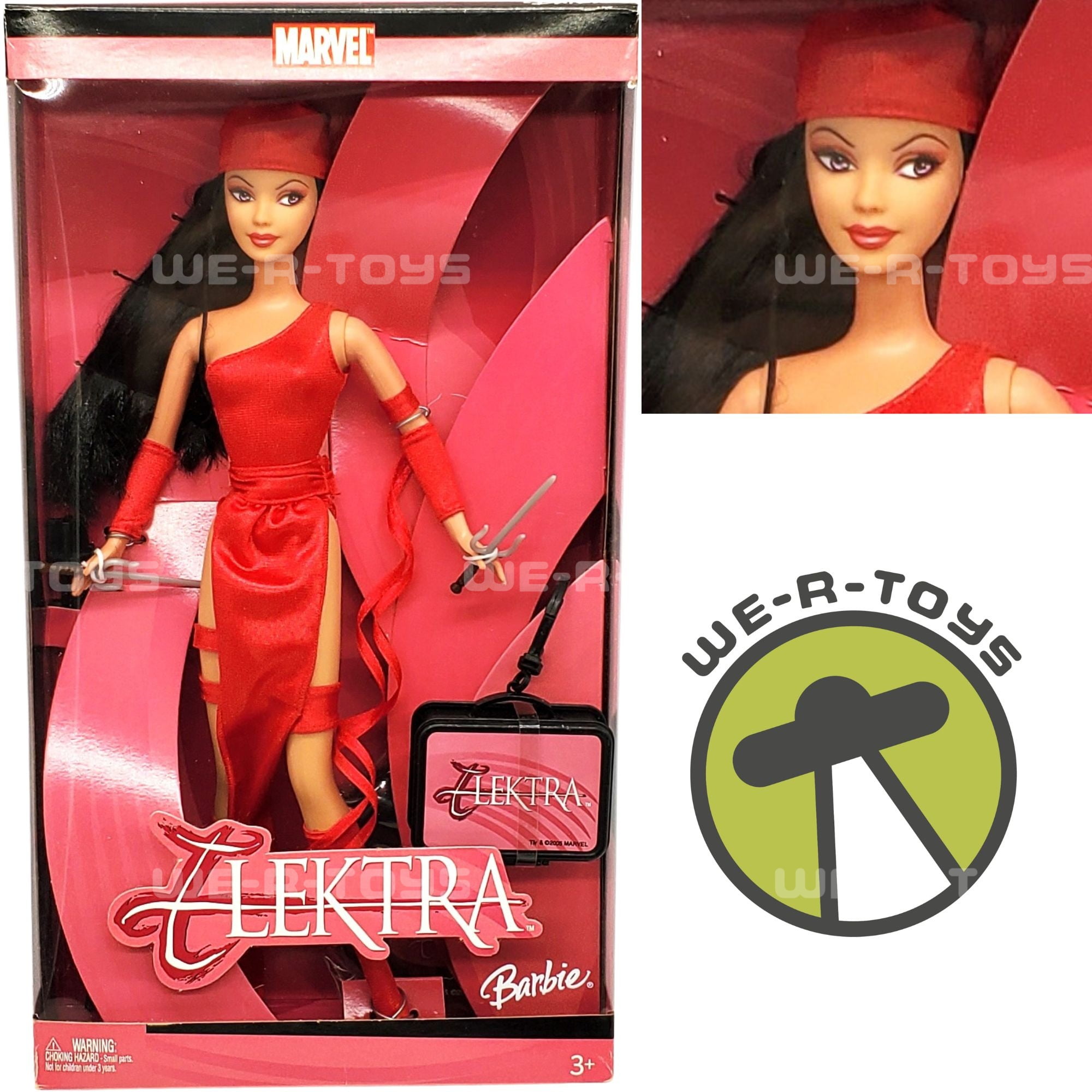 Barbie as Elektra - Wooden dolls for department stores
