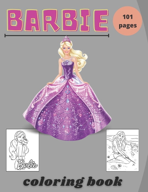 barbie : coloring book (Paperback) - Walmart.com