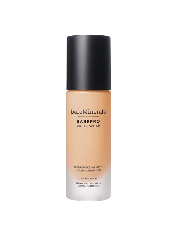 bare Minerals BAREPRO 24HR Wear Skin-Perfecting Matte Liquid Foundation Mineral SPF 20 PA++, Light 20W