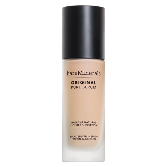 bareMinerals ORIGINAL PURE SERUM LIQUID SKINCARE FOUNDATION MINERAL SPF 20, Fair Cool 1.5