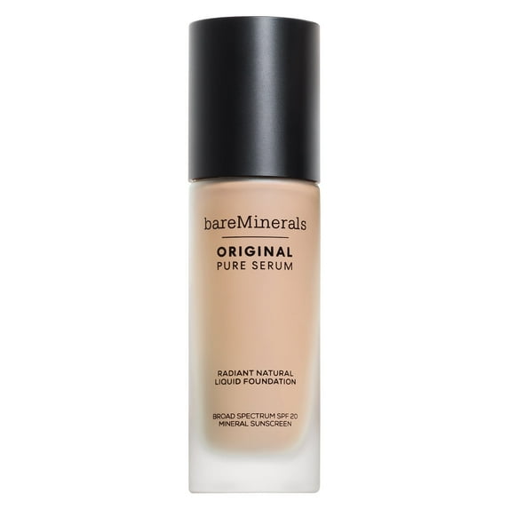 bareMinerals ORIGINAL PURE SERUM LIQUID SKINCARE FOUNDATION MINERAL SPF 20, Light Cool 2