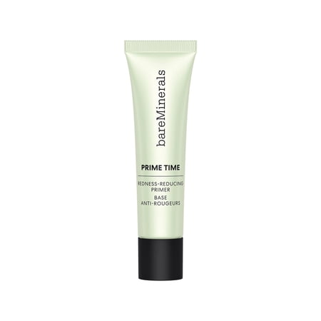 bareMinerals Prime Time Redness Reducing Primer, Face Primer, 1 oz