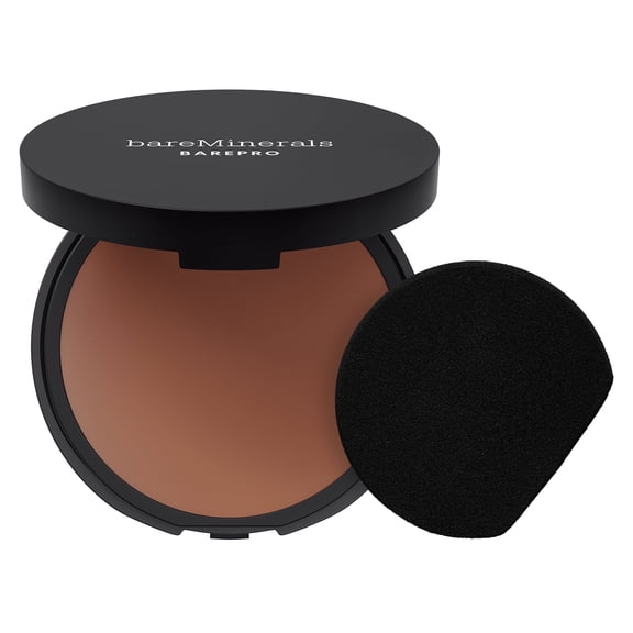 bareMinerals BAREPRO 24HR Skin Perfecting Talc-Free Matte Powder Foundation, Deep 55 Neutral