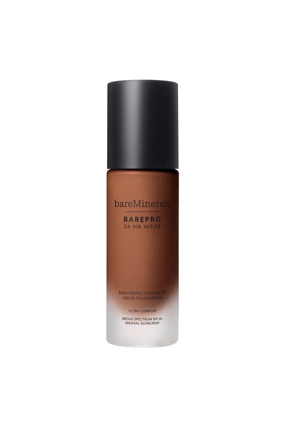 Barepro 24Hr Wear Skin-Perfecting Matte Liquid Foundation Mineral SPF 20 PA Plus - 40W Medium-Deep
