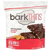 Bark Thins, Dark Chocolate Almond with Sea Salt 20 oz. by Bark Thins Snacking Chocolate