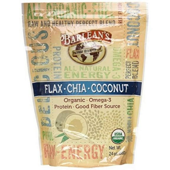 barlean's flax chia coconut blend 24 oz