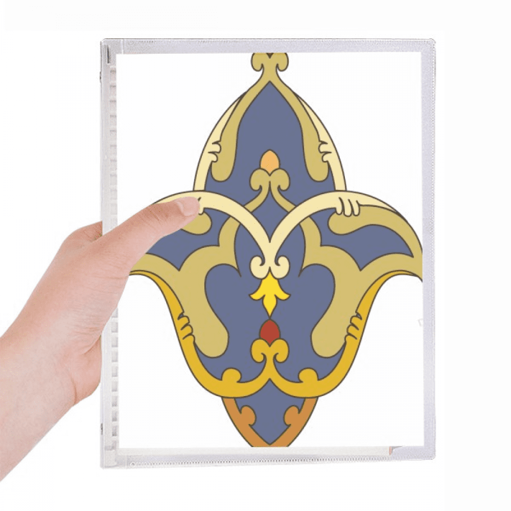 baroque art illustration pattern notebook loose diary refillable journal statiry