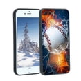 thumbnail image 1 of baseball-ball-8 Phone Case, Designed for iPhone 8 Plus Case Soft Silicon for women girls boys wife gift,Shockproof Phone Cover, 1 of 1