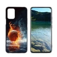 thumbnail image 1 of basketball-fire-with-smoke-2 Phone Case, Designed for LG K42 Case Soft Silicon for women girls boys wife gift,Shockproof Phone Cover, 1 of 1