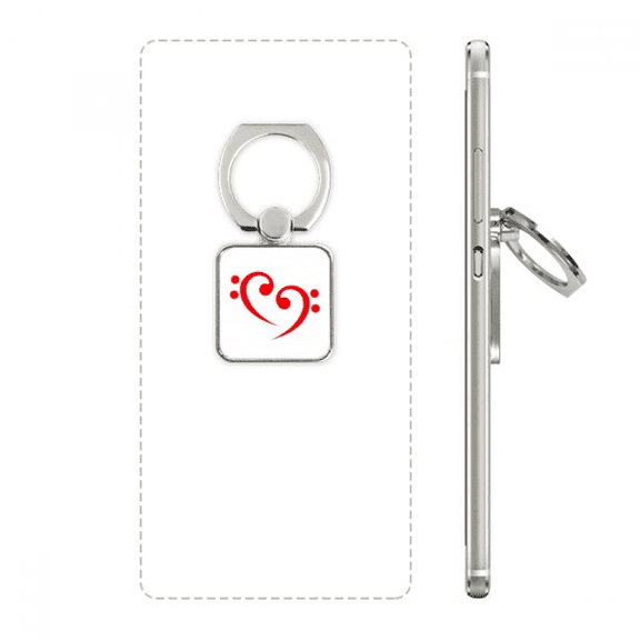 bass symbol love music art deco fashion ph stand holder square bracket universal support