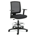 thumbnail image 1 of basyx VL515 Mid-Back Mesh Task Stool with Fixed Arms, Black, 1 of 6