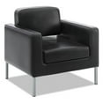 thumbnail image 1 of basyx VL887 Lounge Seating Series Club Chair, Black Leather, 1 of 6