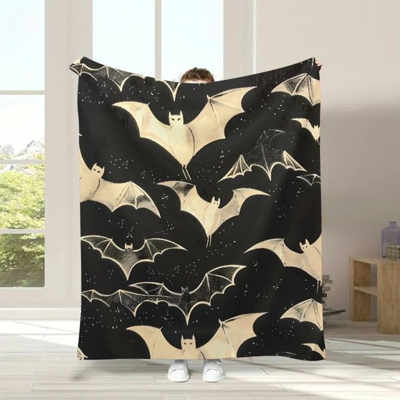 bat Blanket for Bed Throw Blanket for Couch, Sofa, Bed, Winter Blanket