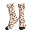 bat halloween pumpkin Womens Cute Crew Socks Casual Athletic Aesthetic