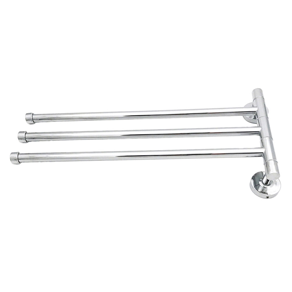 bath towel rod Stainless Steel Bath Towel Rod Wall Mounted 360 Degree