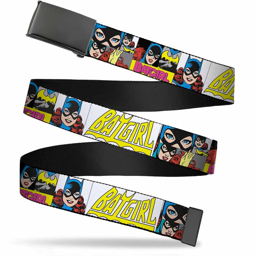 Batman DC Comics Superhero Batgirl Strip Collage Web Belt Chrome ...