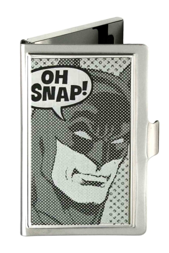 batman dc comics superhero oh snap bat business card holder