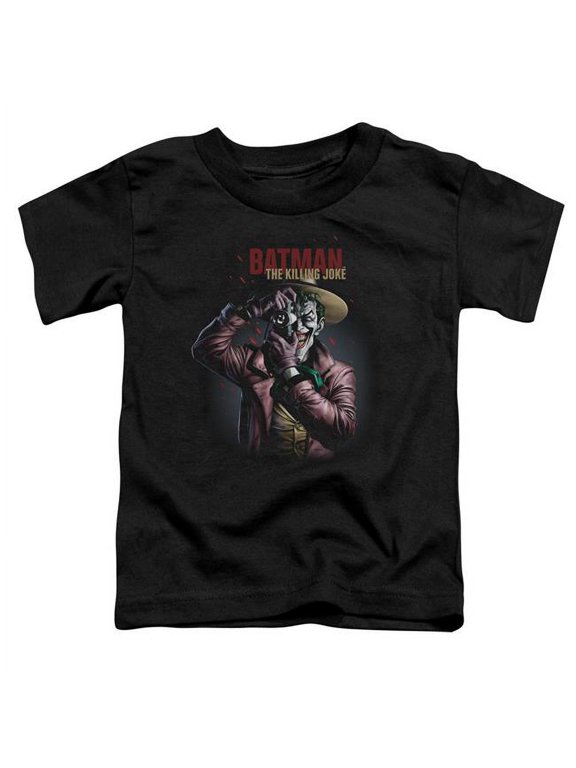 batman killing joke camera t-shirt trevco black kids unisex 100% cotton short sleeve