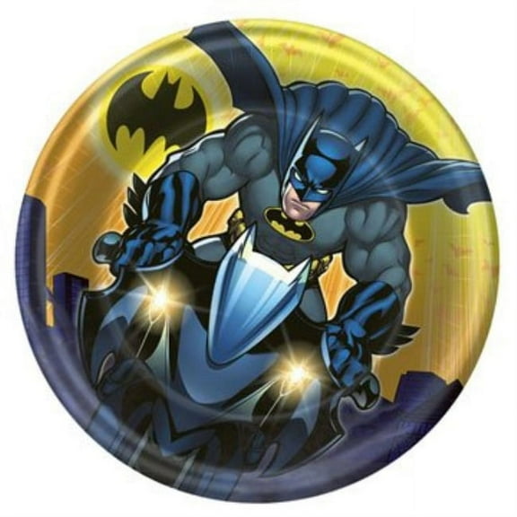batman the dark knight dessert plates, 8ct