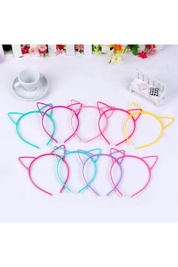 3Pcs Lovely Cat Ears Women Girls Hoop Hairband Headband Party Hair Accessories