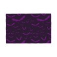 bats Violet purple cool Placemats Set of 4, Heat Resistant Place Mats