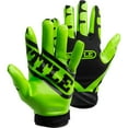 thumbnail image 1 of Battle Receivers Ultra-Stick Football Gloves - Youth Medium - Youth Medium - Neon Green/Black, 1 of 2