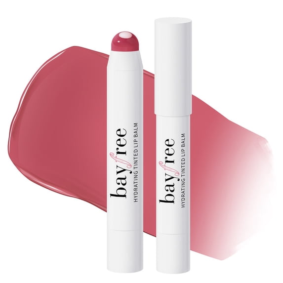 bayfree Tinted Lip Balm Plumper, Glossy, Lightweight, Moisturize with Jojoba Seed Oil, Lip Balm Lip Care Present, Shimmer Orchid