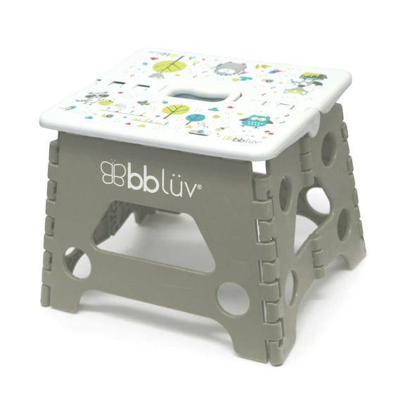 bblv - Stp Foldable Step Stool, Grey