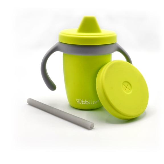 bbluv Kup Convertible Silicone Sippy Cup with Removable Handles, Spill-Proof and BPA-Free