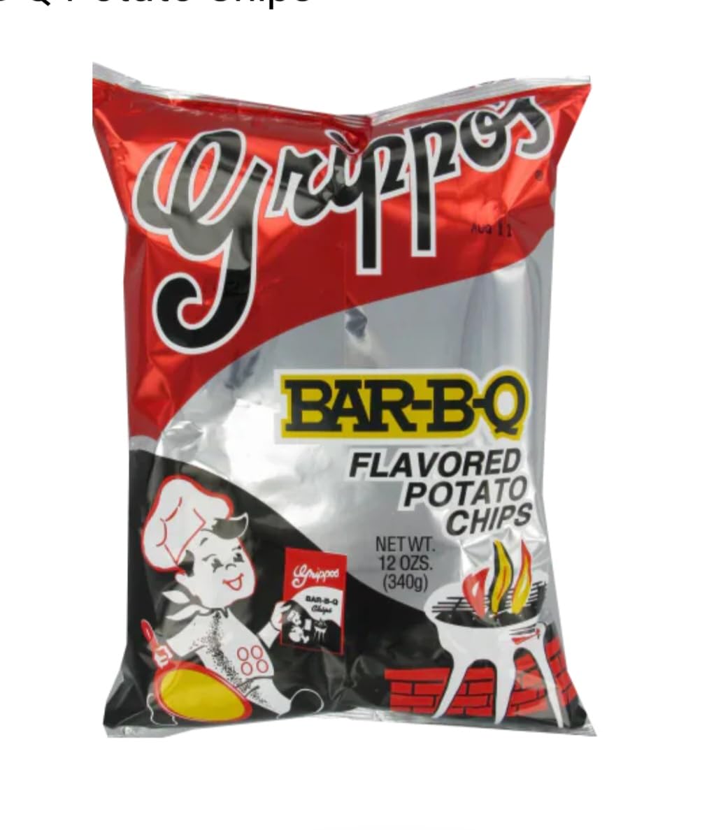 bbq potato chips grippo's 12ounce bag