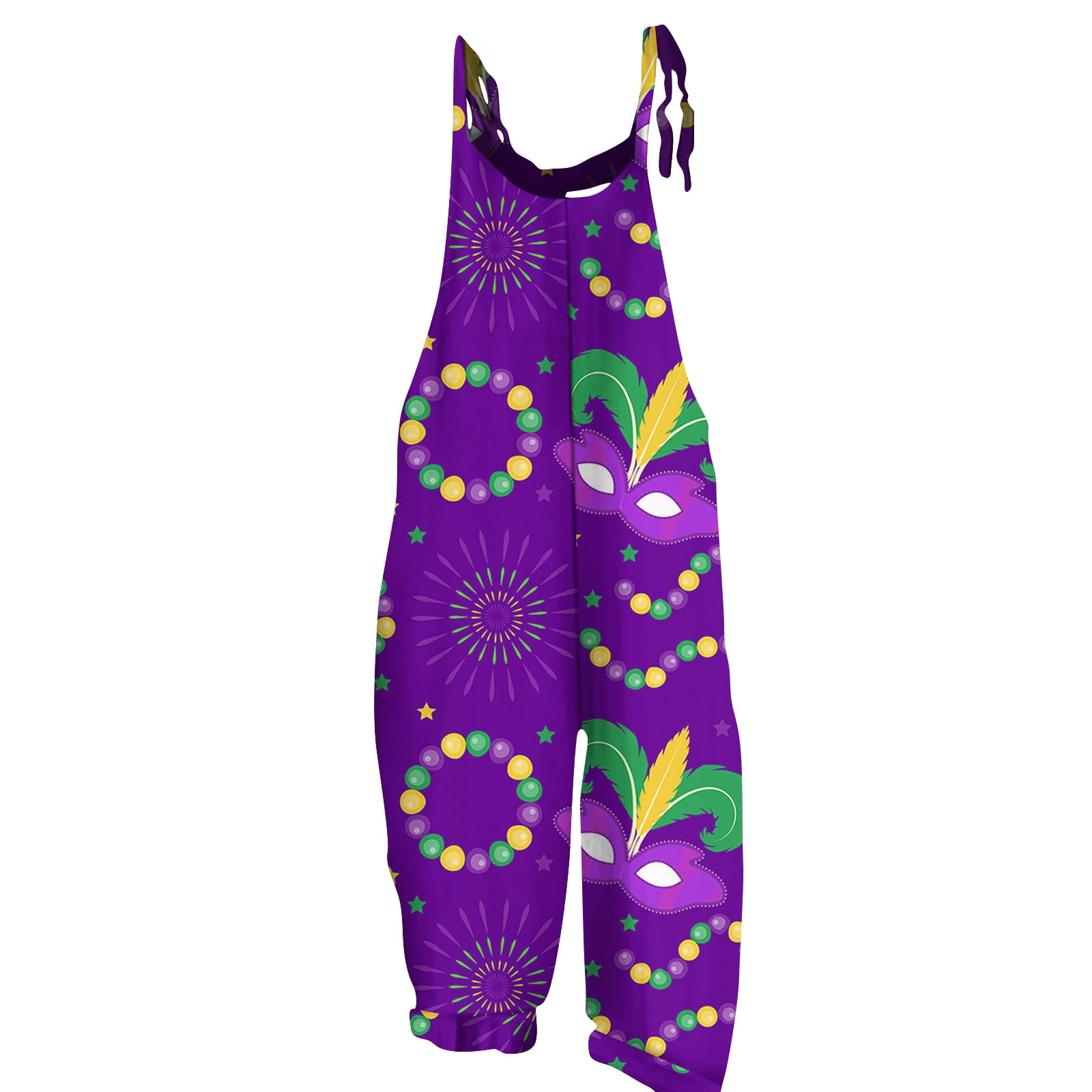 mardi gras romper womens