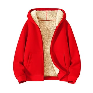 Red Zipper Hoodies