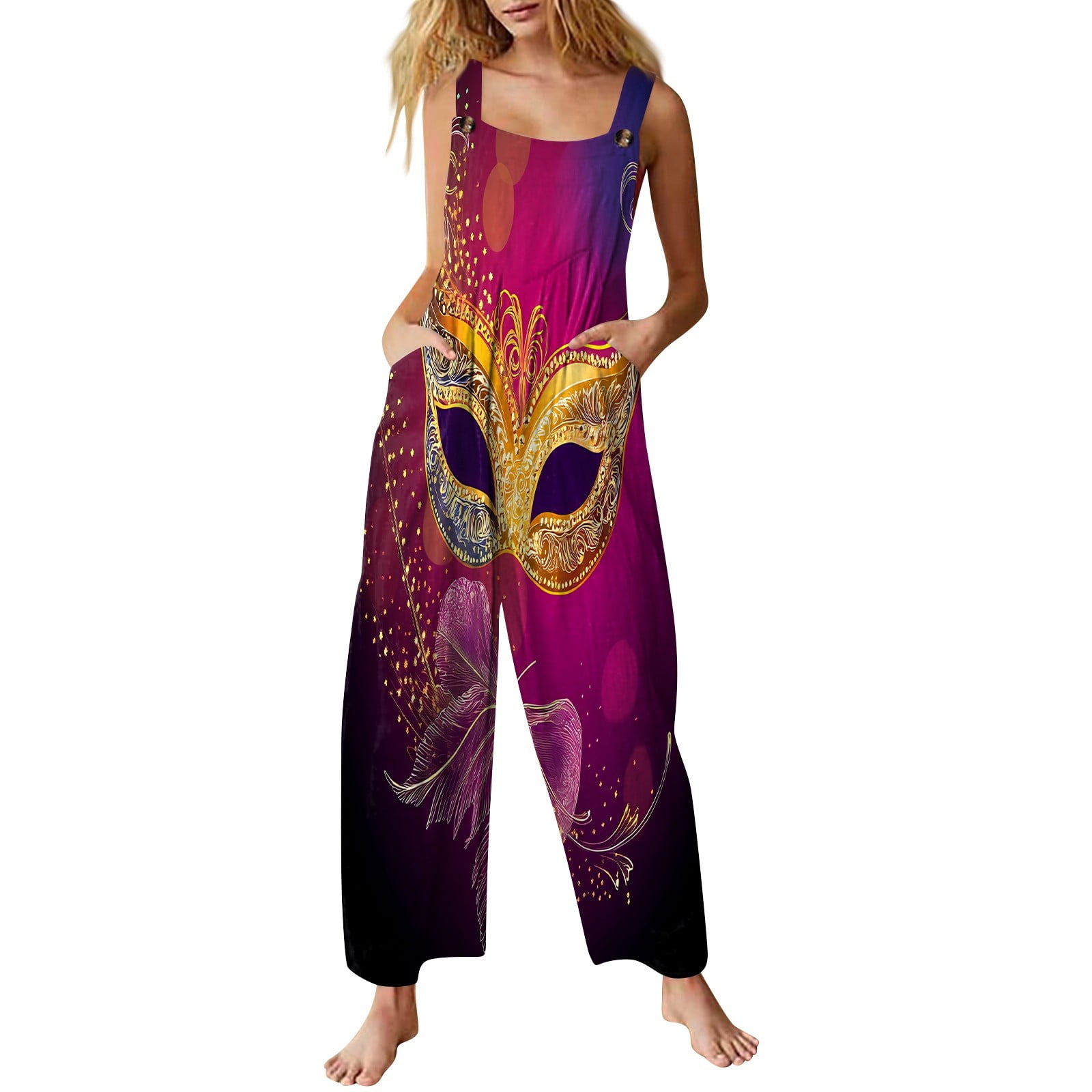 mardi gras jumpsuit men
